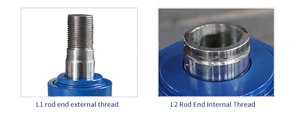 冶金油缸活塞杆端安装方式
